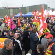 PETROPLUS Petit-Couronne (76) - Rassemblement du 18/01/2012