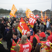 PETROPLUS Petit-Couronne (76) - Rassemblement du 18/01/2012