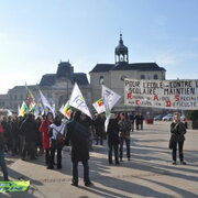 manif éducation samedi 4 fev 2012 au Mans( sarthe)