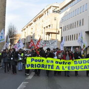 manif éducation samedi 4 fev 2012 au Mans( sarthe)