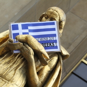 Manif de soutien au peuple grec du Trocadéro à l'Assemblée nationale
