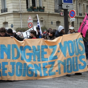 Manif de soutien au peuple grec du Trocadéro à l'Assemblée nationale