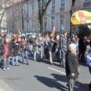 GRENOBLE- Manifestation européenne contre l'austérité