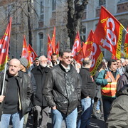 GRENOBLE- Manifestation européenne contre l'austérité
