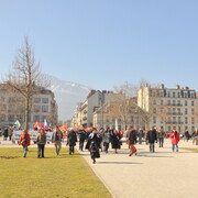 GRENOBLE- Manifestation européenne contre l'austérité