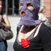 Rassemblement pour les Pussy Riots