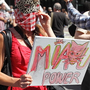 Rassemblement pour les Pussy Riots