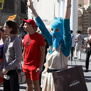 Rassemblement pour les Pussy Riots