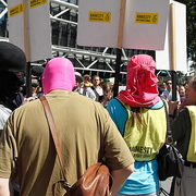 Rassemblement pour les Pussy Riots