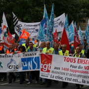 15 septembre 2012 manifestation à Rennes contre les licenciements à PSA