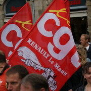 15 septembre 2012 manifestation à Rennes contre les licenciements à PSA