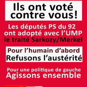 PS et UMP ont voté contre vous