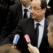 François Hollande devant la presse
