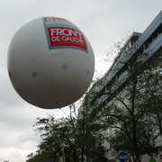 Ballon Front de Gauche.