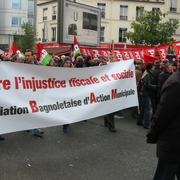 Banderole de la ville de Bagnolet.