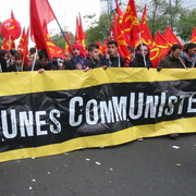 Banderole Jeunes Communistes