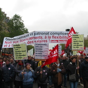 Cortège de Lutte Ouvrière.