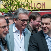 Pierre Laurent et Alexis Tsipras
