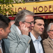 Liem Hoang-Ngoc, Pierre Laurent, Alexis Tsipras, Christian Picquet