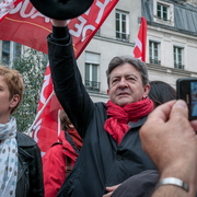 Clémentine Autain et J._L. Mélenchon