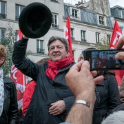 Clémentine Autain et J._L. Mélenchon
