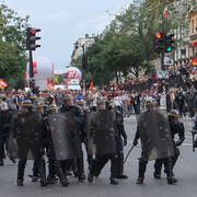 CortÃ©ge et flics
