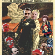 La silhouette de Maggy Thatcher...