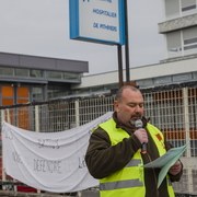Manifestation syndicale à Pithiviers (Loiret)
