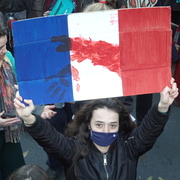 drapeau et sang