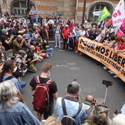 début de manif