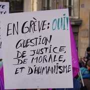 En grève