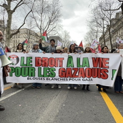 Blouses blanches pour Gaza