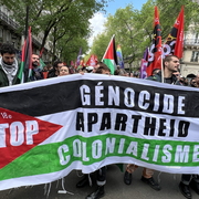 Stop génocide, apartheid, colonialisme