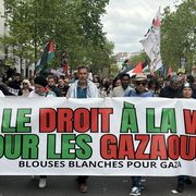 Blouses blanches pour Gaza