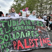 Sorbonne solidaire avec la Palestine