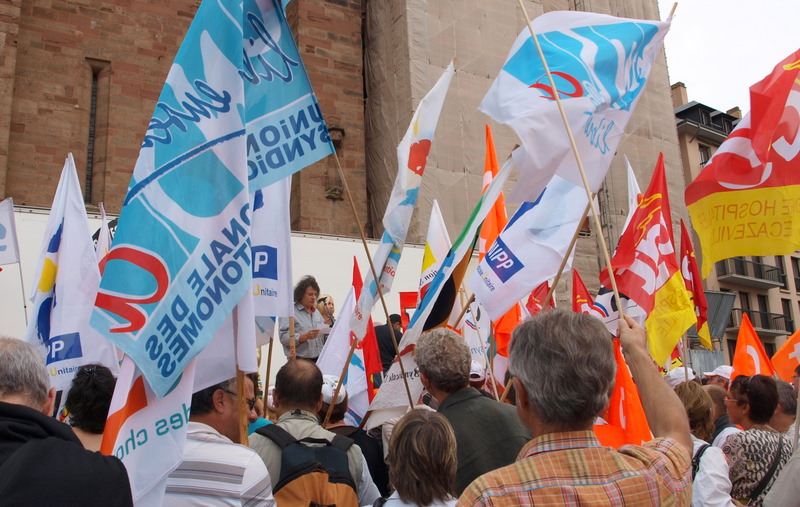 MANIF A RODEZ AVEYRON