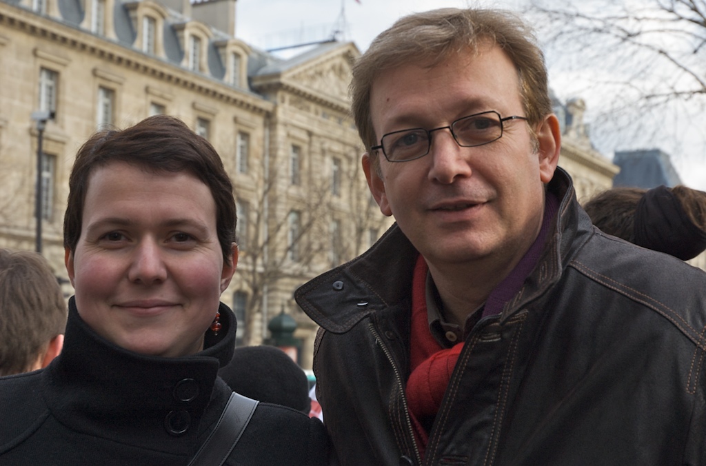 Céline Malaisé et Pierre Laurent