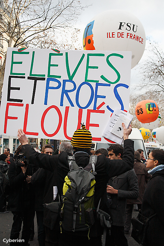 Manif fonction publique 21 janvier 2010