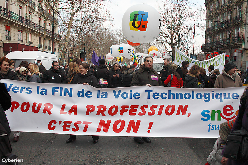 Manif fonction publique 21 janvier 2010