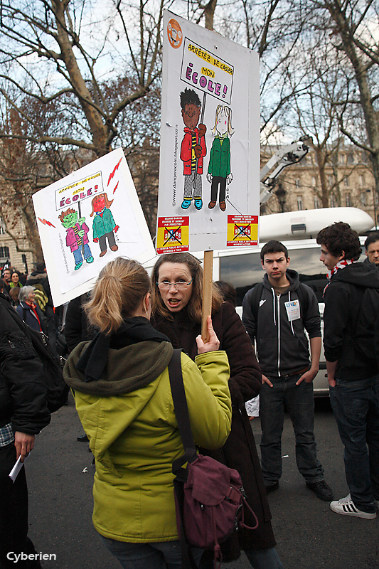 Manif fonction publique 21 janvier 2010