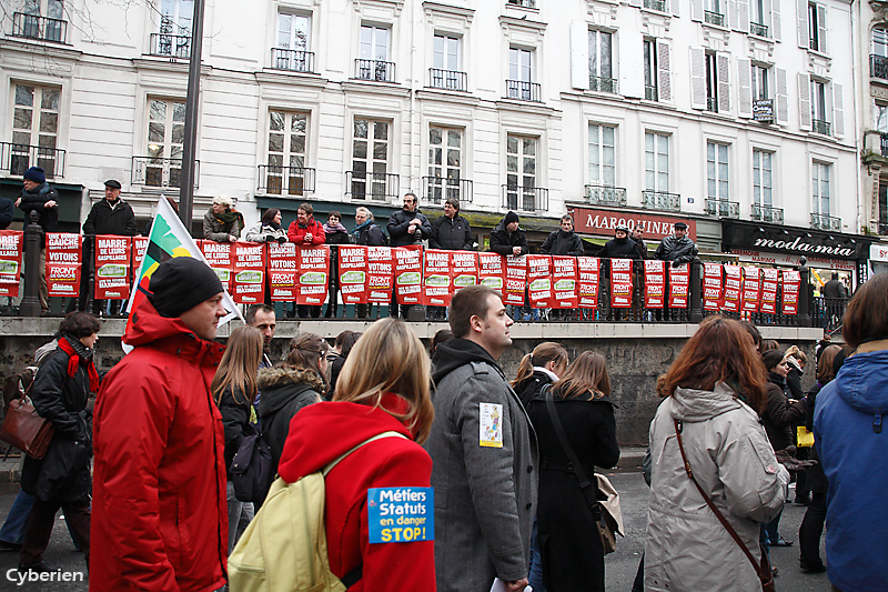 Manif fonction publique 21 janvier 2010