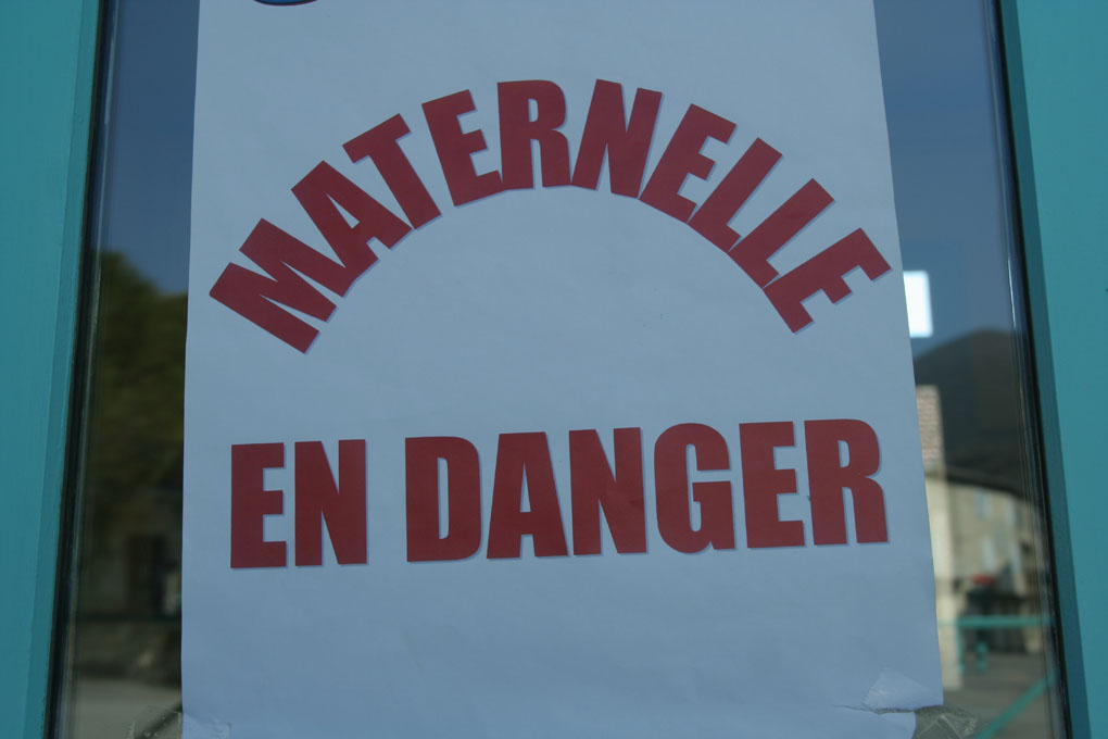 maternelle en danger