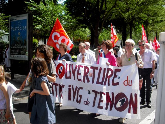 Défense IVG et Maternité Paris 5 juin 2010