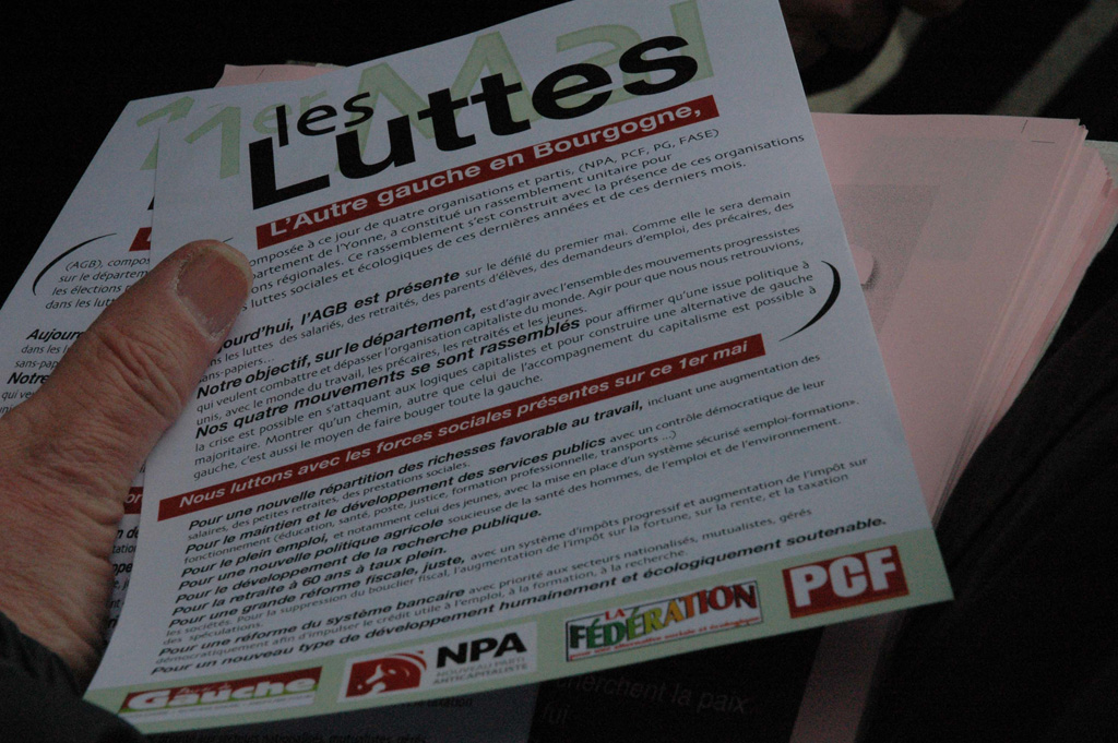 Tract "les luttes"