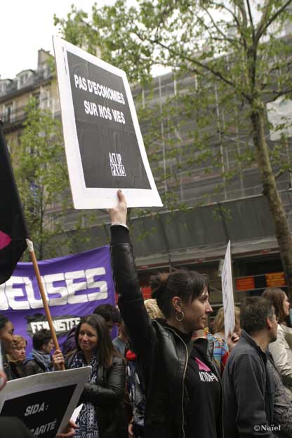 pink bloc feministe ACT UP