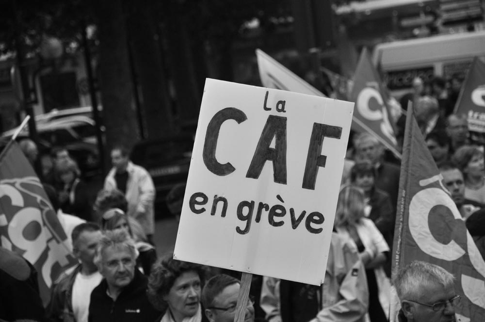 Caen, CAF en grève