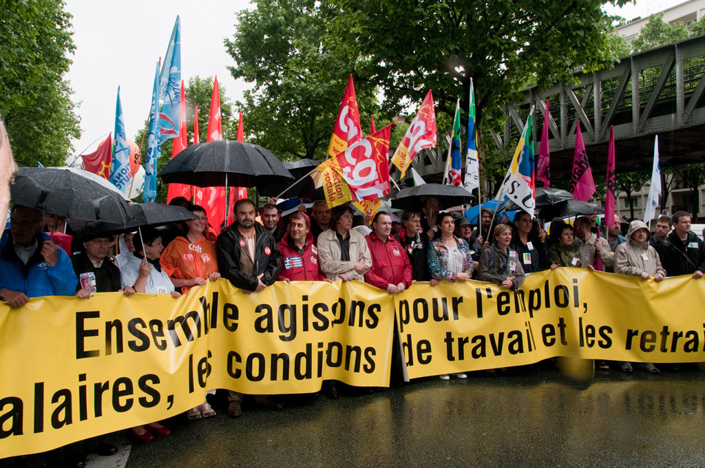 Tête de manif à Paris