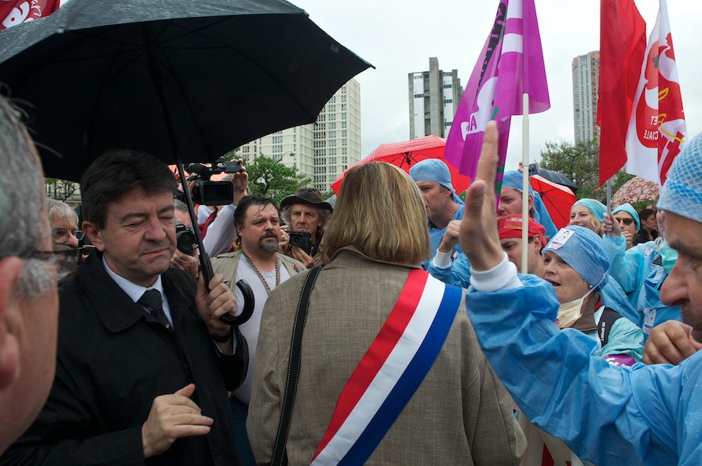 MGB et Mélenchon saluent les infirmiers-anesthésistes