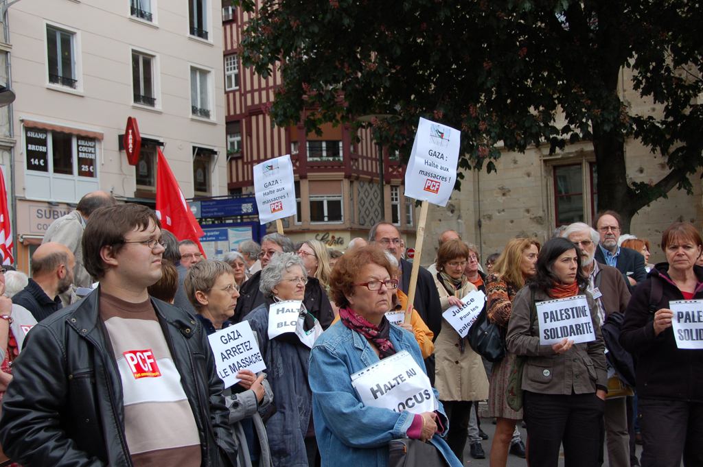 rassemblement palestine 31 mai rouen