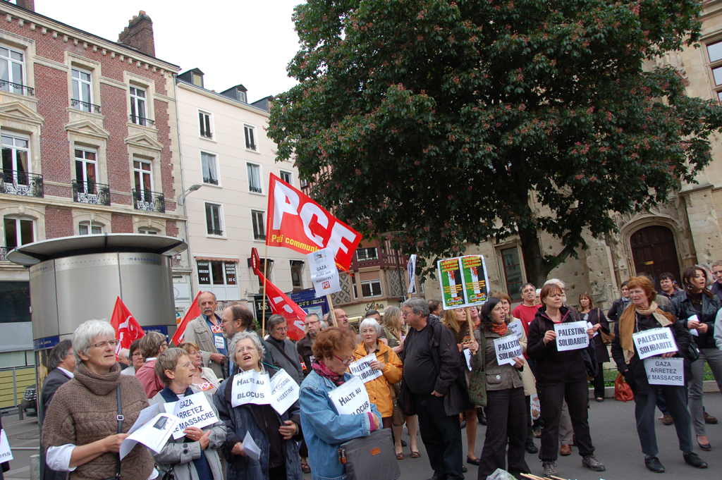 rassemblement palestine 31 mai rouen